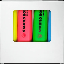 Markeerstift stabilo boss original vier stuks - Topgiving